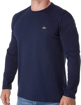 Long Sleeve Jersey Pima Regular Fit Crewneck T-Shirt