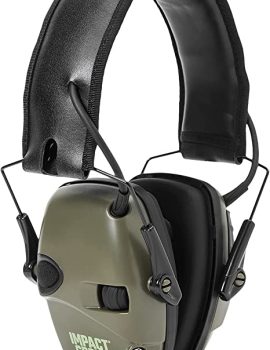 Howard Leight R-02526 by Honeywell Impact Sport Sound Amplification Electronic Shooting Earmuff, MultiCam