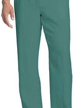 Men’s Classic Fit Drawstring Linen Pant