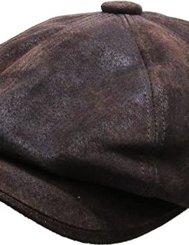 Gatsby Ivy Collection Classic Newsboy Cabbie Applejack Leather Hats Caps