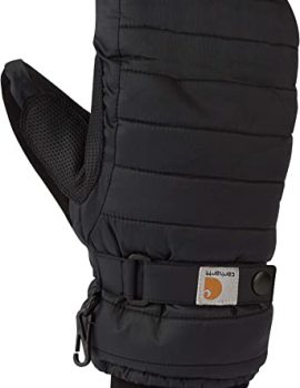 Carhartt womens Waterproof Insulated Quilted Knit Cuff Mitten