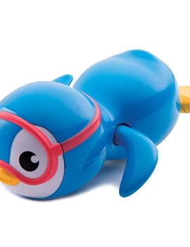 Munchkin® Wind Up Swimming Penguin Baby and Toddler Bath Toy, Blue