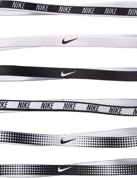 Nike Women’s Printed Headbands Assorted 6PK White/Black Size One Size