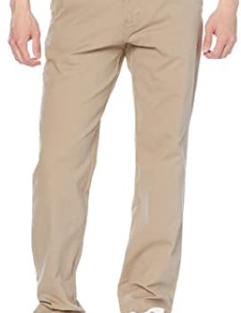 Men’s Relaxed-Fit Casual Stretch Khaki Pant