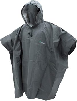 Men’s Standard Ultra-lite2 Waterproof Breathable Poncho, Carbon Black, OS