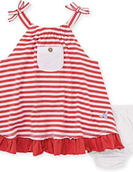 Baby baby-girls Dress, Infant & Toddler, Short & Long-sleeve, 100% Organic Cotton