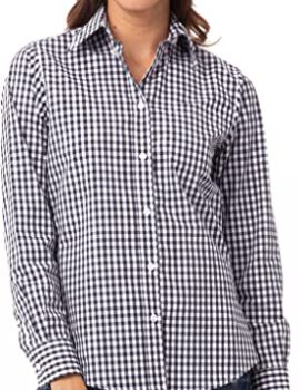 Chef Works Women’s Gingham Dress Shirt