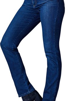 Lee Women’s Instantly Slims Classic Relaxed Fit Monroe Straight Leg Jean