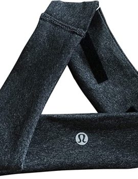 Lululemon Fly Away Tamer Headband II (Heathered Black)