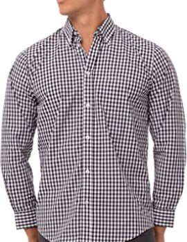 Men’s Gingham Dress Shirt