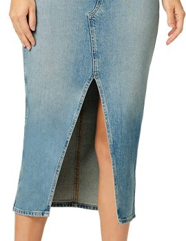 HUDSON Women’s Reconstructed Midi Skirt