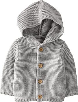 Carter’s Girls’ Baby Organic Signature Stitch Cardigan