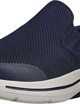 Men’s Gowalk Arch Fit Slip-ins-Athletic Slip-on Casual Walking Shoes with Air-Cooled Foam Sneaker