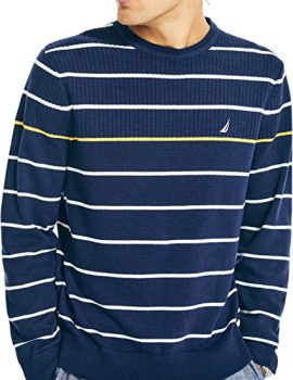 Men’s Striped Crewneck Sweater