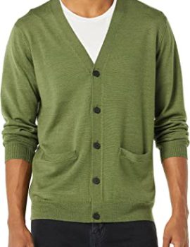 Men’s Lightweight Merino Wool Cardigan Sweater