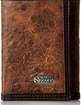 Men’s Brown Ostrich Trifold