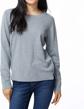 Nautica Women’s Sustainably Crafted Super Soft Crew Neck Sweater